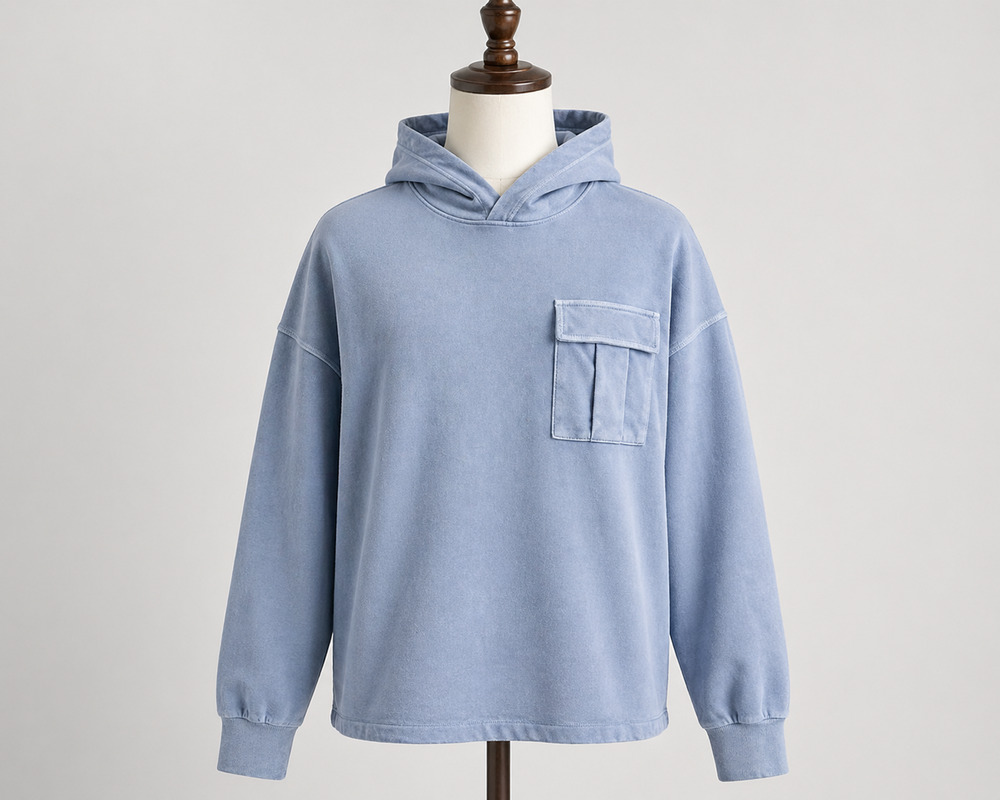 Women’s Sonoma Goods for Life Hoodie Sweatshirt Blue Large L Long Sleeve Pocket